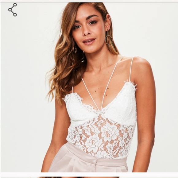 Strappy lace bodysuit - Picture 2 of 3